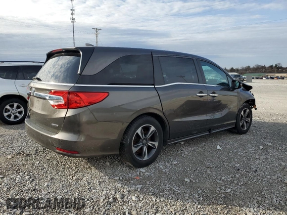 2019 Honda Odyssey Touring with VIN 5FNRL6H89KB103286, listed as a Copart auction lot 48141915 with 80,536 mi miles and Salvage Title. Bid and sale history available at carsss.com. Image 3.