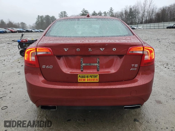 2015 Volvo S60 T5 Premier with VIN YV1612TB5F1308861, listed as a Copart auction lot 49028325 with 55,583 mi miles and Clean Title. Bid and sale history available at carsss.com. Image 6.