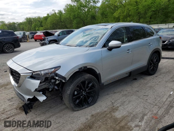 2023 Mazda CX-9 Touring Plus with VIN JM3TCBAY1P0659517, listed as a Copart auction lot 56396565 with 50,544 mi miles and Salvage title. Bid and sale history available at DreamBid. Image 1.