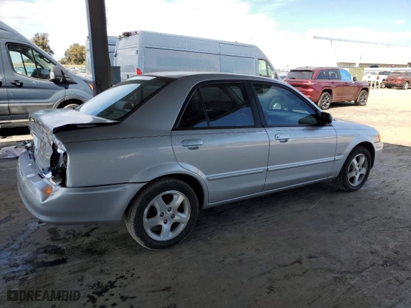 2000 Mazda Protege ES with VIN JM1BJ2212Y0308161, listed as a Copart auction lot 50794645 with 50,398 mi miles and Salvage Title. Bid and sale history available at carsss.com. Image 3.