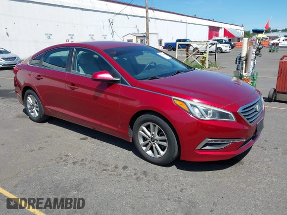 2015 Hyundai Sonata SE z VIN 5NPE24AF0FH065226, wystawiony jako IAAI lot #42370816 z przebiegiem 205 710 mil mil oraz . Historia ofert i sprzedaży dostępna na DreamBid. Obrazek 1.