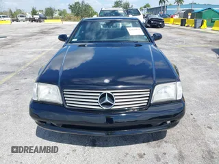 2001 Mercedes-Benz SL-Class with VIN WDBFA68F71F196390, listed as a IAAI auction lot 42128119 with 65,010 mi miles. Bid and sale history available at carsss.com. Image 12.