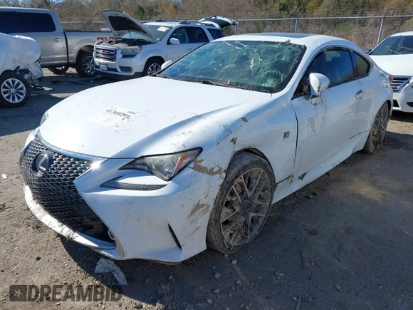 2015 Lexus RC 350 F Sport with VIN JTHHE5BC0F5004911, listed as a IAAI auction lot 41360291 with Not provided miles and . Bid and sale history available at DreamBid. Image 16.