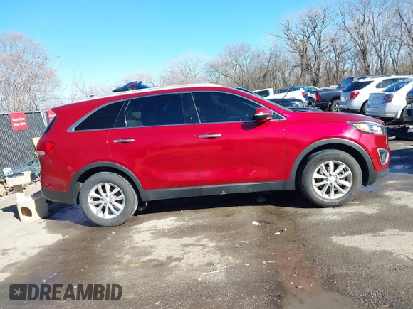 2017 Kia Sorento LX with VIN 5XYPG4A35HG269112, listed as a IAAI auction lot 41670568 with 126,741 mi miles. Bid and sale history available at carsss.com. Image 14.