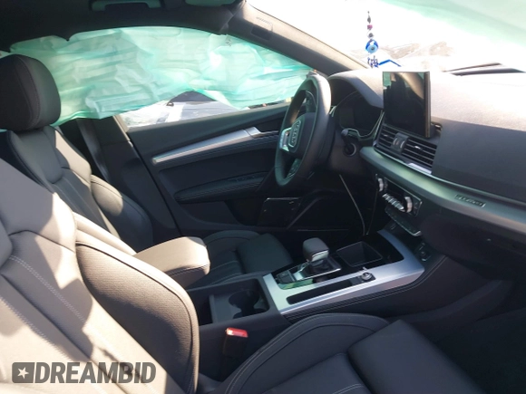 2024 Audi Q5 S line Premium Plus with VIN WA1EAAFY5R2120135, listed as a IAAI auction lot 41618880 with 4,277 mi miles and . Bid and sale history available at DreamBid. Image 5.