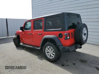 2023 Jeep Wrangler Sport S with VIN 1C4HJXDN5PW687059, listed as a Copart auction lot 56291725 with 23,611 mi miles and Non repairable. Bid and sale history available at DreamBid. Image 2.