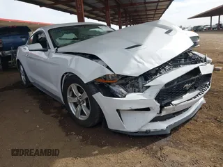 2020 Ford Mustang EcoBoost with VIN 1FA6P8THXL5101114, listed as a IAAI auction lot 41722244 with 103,537 mi miles. Bid and sale history available at carsss.com. Image 1.
