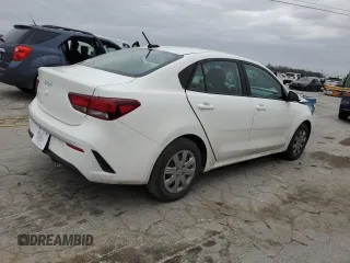 2022 Kia Rio S with VIN 3KPA24AD3NE481660, listed as a Copart auction lot 48053765 with 31,501 mi miles and Salvage Title. Bid and sale history available at carsss.com. Image 3.