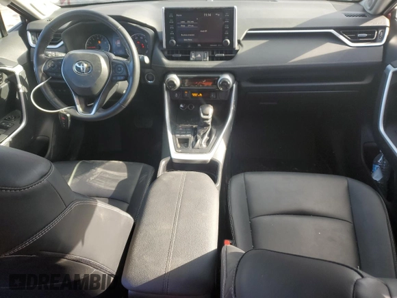 2019 Toyota RAV4 XLE Premium with VIN JTMA1RFV8KD036460, listed as a Copart auction lot 41913415 with 18,446 mi miles and Salvage Title. Bid and sale history available at carsss.com. Image 8.