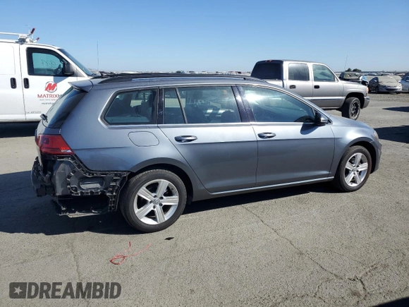 2015 Volkswagen Golf SportWagen TDI SE with VIN 3VWCA7AU2FM507120, listed as a Copart auction lot 73509374 with 68,538 mi miles and Salvage Title. Bid and sale history available at carsss.com. Image 3.