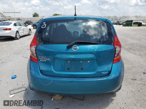 2015 Nissan Note S with VIN 3N1CE2CP8FL369285, listed as a Copart auction lot 62345535 with 78,980 mi miles and Salvage title. Bid and sale history available at DreamBid. Image 6.