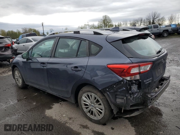 2017 Subaru Impreza Premium with VIN 4S3GTAD60H3739678, listed as a Copart auction lot 51937815 with 72,504 mi miles and Salvage title. Bid and sale history available at DreamBid. Image 2.