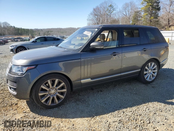 2016 Land Rover Range Rover Supercharged z VIN SALGS2EF5GA290198, wystawiony jako Copart lot #47252635 z przebiegiem 117 799 mil mil oraz Szkoda całkowita • Salvage title. Historia ofert i sprzedaży dostępna na DreamBid. Obrazek 1.