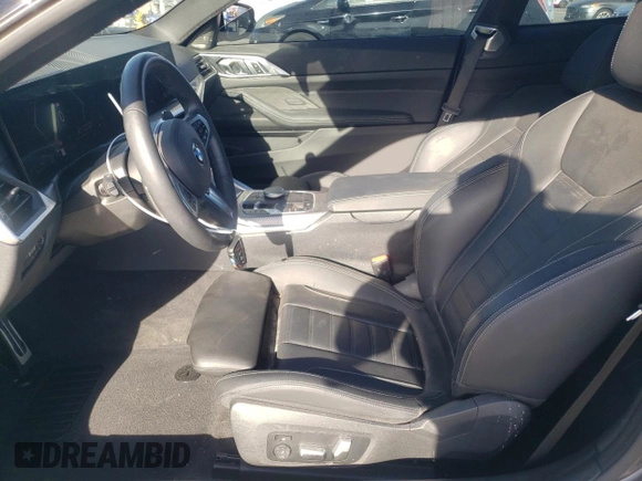 2024 BMW 4 Series M440i with VIN WBA83AP01RCP30000, listed as a Copart auction lot 77032014 with 14,671 mi miles and Salvage Title. Bid and sale history available at carsss.com. Image 7.