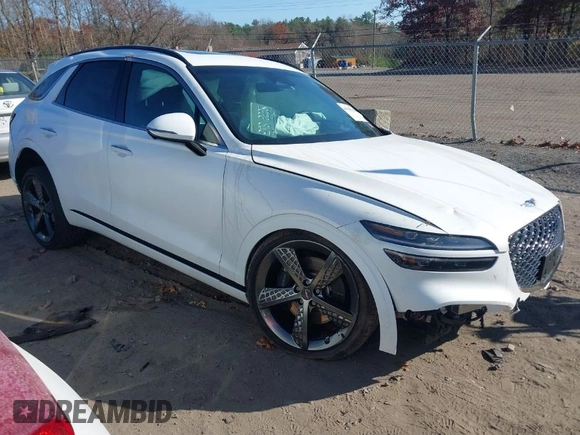 2022 Genesis GV70 Sport z VIN KMUMCDTC1NU035343, wystawiony jako IAAI lot #40788562 z przebiegiem Nie podano mil oraz . Historia ofert i sprzedaży dostępna na DreamBid. Obrazek 1.