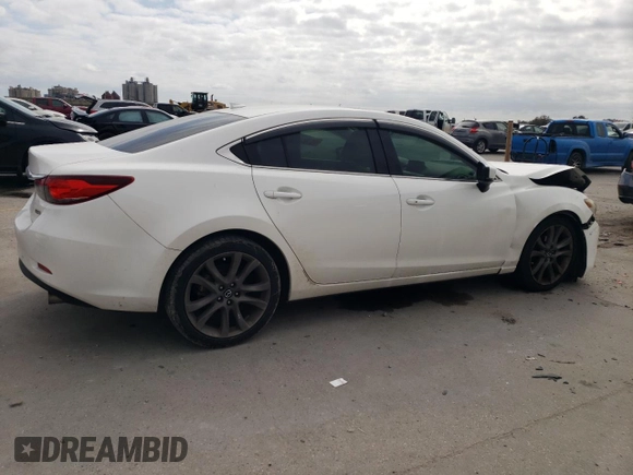 2017 Mazda 6 Touring with VIN JM1GL1V56H1148949, listed as a Copart auction lot 42053225 with 71,546 mi miles and Salvage Title. Bid and sale history available at DreamBid. Image 3.