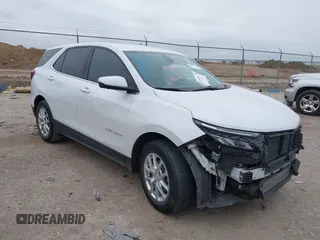 2022 Chevrolet Equinox LT with VIN 3GNAXKEV2NL110159, listed as a IAAI auction lot 41620079 with 54,215 mi miles and . Bid and sale history available at DreamBid. Image 1.