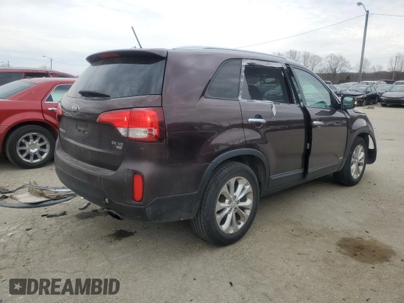 2014 Kia Sorento EX with VIN 5XYKUDA7XEG452703, listed as a Copart auction lot 47835975 with 155,333 mi miles and Salvage title. Bid and sale history available at DreamBid. Image 3.