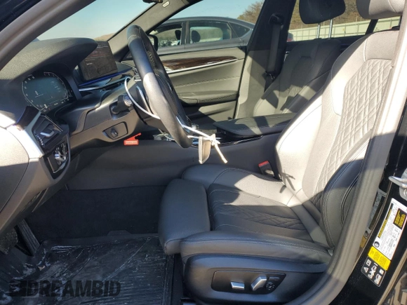 2022 BMW 5 Series 530i xDrive with VIN WBA13BJ06NCL06788, listed as a Copart auction lot 46544835 with 37,828 mi miles and Salvage Title. Bid and sale history available at carsss.com. Image 7.