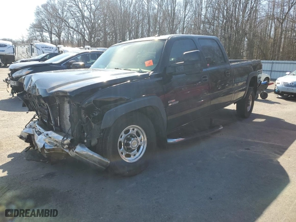2004 Chevrolet Silverado 3500 SRW with VIN 1GCHK33264F208964, listed as a Copart auction lot 46604595 with NaN miles and Salvage Title. Bid and sale history available at carsss.com. Image 1.