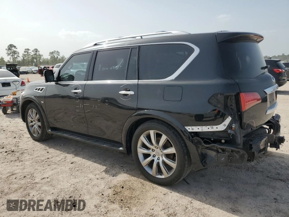 2014 Infiniti QX80 with VIN JN8AZ2NC4E9351199, listed as a Copart auction lot 64503604 with 149,317 mi miles and Salvage Title. Bid and sale history available at carsss.com. Image 2.