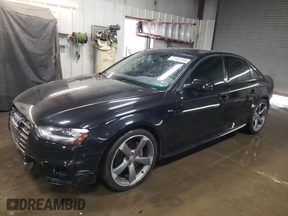 2014 Audi A4 Prestige with VIN WAUKFBFL5EN020854, listed as a Copart auction lot 77132204 with 169,266 mi miles and Salvage Title. Bid and sale history available at carsss.com. Image 1.