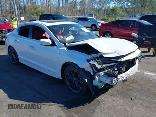 2021 Acura ILX w/Premium/A-SPEC Package with VIN 19UDE2F8XMA005560, listed as a IAAI auction lot 41613594 with 69,836 mi miles. Bid and sale history available at carsss.com. Image 1.