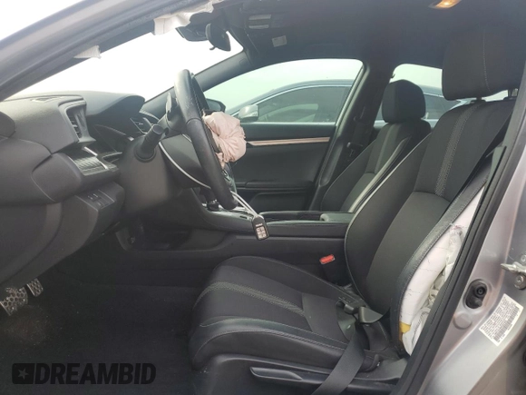 2019 Honda Civic Sport with VIN 19XFC2F80KE031091, listed as a Copart auction lot 54488535 with 68,106 mi miles and Salvage title. Bid and sale history available at DreamBid. Image 7.
