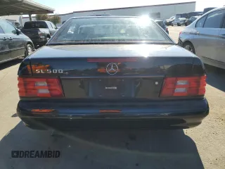 1999 Mercedes-Benz SL-Class with VIN WDBFA68F0XF187331, listed as a Copart auction lot 42855015 with 0 mi miles and Salvage Title. Bid and sale history available at carsss.com. Image 6.