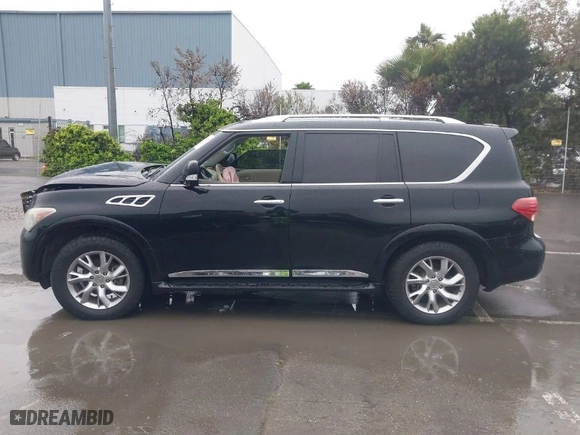 2011 Infiniti QX56 7-passenger with VIN JN8AZ2NE1B9001378, listed as a IAAI auction lot 41681581 with NaN miles. Bid and sale history available at carsss.com. Image 14.