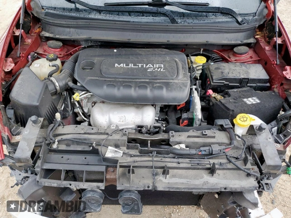 2016 Jeep Cherokee Sport with VIN 1C4PJLAB7GW347846, listed as a Copart auction lot 58620435 with 92,612 mi miles and Salvage title. Bid and sale history available at DreamBid. Image 12.