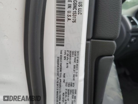 2022 Jeep Grand Cherokee WK Laredo X with VIN 1C4RJEAG6NC153176, listed as a Copart auction lot 76001824 with 0 mi miles and Non Repairable. Bid and sale history available at carsss.com. Image 14.