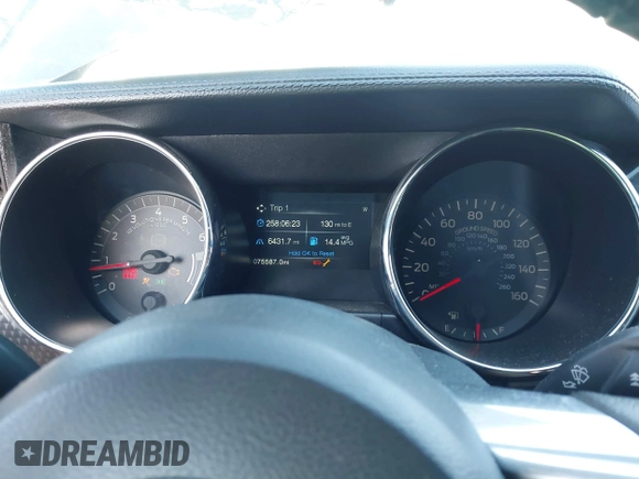 2015 Ford Mustang GT with VIN 1FA6P8CF4F5379607, listed as a IAAI auction lot 42039187 with 75,587 mi miles and . Bid and sale history available at carsss.com. Image 7.