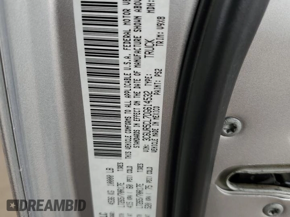 2013 Ram 2500 Tradesman with VIN 3C6UR5CL7DG614532, listed as a Copart auction lot 49632145 with 92,220 mi miles and Salvage title. Bid and sale history available at DreamBid. Image 12.