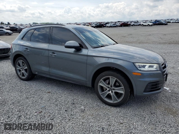 2019 Audi Q5 Premium Plus with VIN WA1BNAFY1K2017808, listed as a Copart auction lot 59008895 with 86,084 mi miles and Salvage title. Bid and sale history available at DreamBid. Image 4.