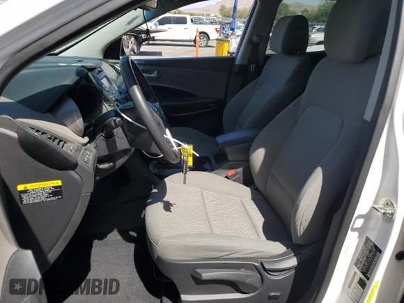 2014 Hyundai Santa Fe with VIN 5XYZTDLB2EG181199, listed as a Copart auction lot 57638045 with 95,056 mi miles and Salvage title. Bid and sale history available at DreamBid. Image 7.
