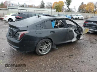 2024 Cadillac CT5 Sport z VIN 1G6DU5RK9R0123044, wystawiony jako Copart lot #81665724 z przebiegiem Nie podano mil oraz Szkoda całkowita • Salvage title. Historia ofert i sprzedaży dostępna na DreamBid. Obrazek 3.