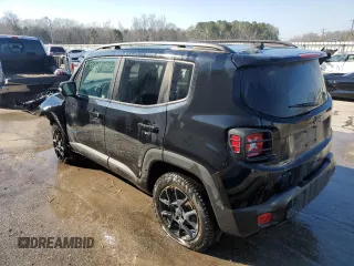 2020 Jeep Renegade Latitude with VIN ZACNJBBBXLPL40104, listed as a Copart auction lot 47108235 with 62,057 mi miles and Salvage Title. Bid and sale history available at carsss.com. Image 2.