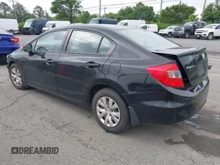 2012 Honda Civic LX with VIN 19XFB2F55CE107821, listed as a IAAI auction lot 42119926 with 172,942 mi miles and . Bid and sale history available at DreamBid. Image 3.