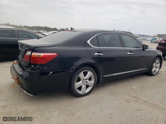 2011 Lexus LS 460 L with VIN JTHGL5EF6B5043150, listed as a Copart auction lot 45102844 with NaN miles and Salvage Title. Bid and sale history available at carsss.com. Image 3.