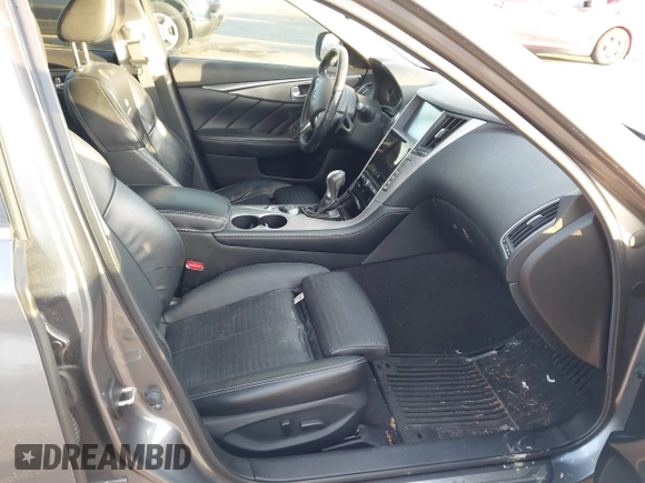 2014 Infiniti Q50 Hybrid Sport with VIN JN1AV7AP4EM691658, listed as a IAAI auction lot 41164910 with 90,521 mi miles and . Bid and sale history available at DreamBid. Image 5.