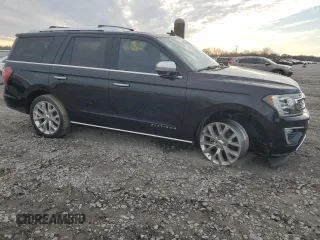 2018 Ford Expedition Platinum with VIN 1FMJU1LT6JEA19513, listed as a Copart auction lot 42180365 with 92,595 mi miles and Salvage Title. Bid and sale history available at carsss.com. Image 4.