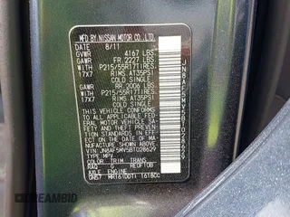 2011 Nissan Juke SL with VIN JN8AF5MV5BT028629, listed as a IAAI auction lot 42116881 with 57,231 mi miles. Bid and sale history available at carsss.com. Image 9.