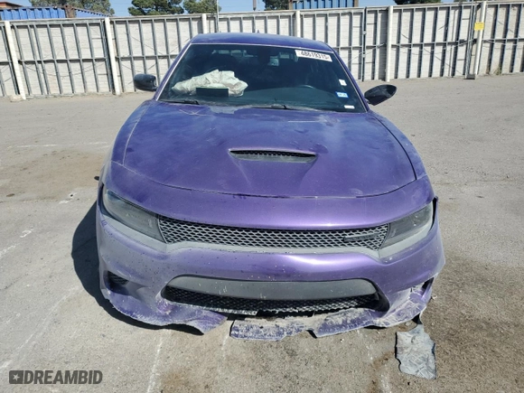 2023 Dodge Charger GT with VIN 2C3CDXHG1PH686622, listed as a Copart auction lot 48619315 with 19,200 mi miles and Salvage Title. Bid and sale history available at carsss.com. Image 5.
