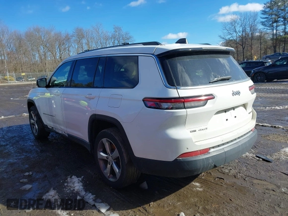 2021 Jeep Grand Cherokee Limited with VIN 1C4RJKBG4M8125519, listed as a IAAI auction lot 41600162 with 81,467 mi miles and . Bid and sale history available at DreamBid. Image 3.