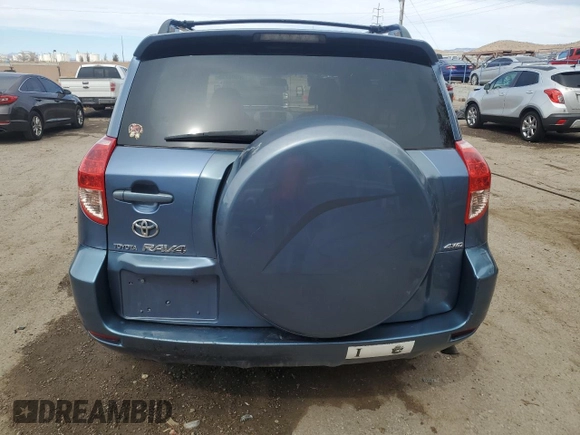 2007 Toyota RAV4 Ltd with VIN JTMBK34V875020200, listed as a Copart auction lot 50008235 with 294,600 mi miles and Salvage Title. Bid and sale history available at carsss.com. Image 6.