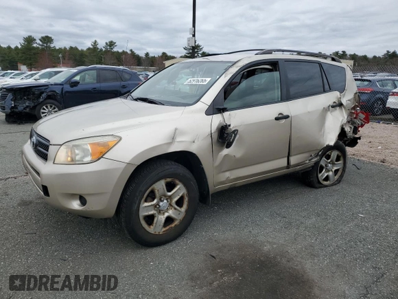 2008 Toyota RAV4 with VIN JTMBD33V785199701, listed as a Copart auction lot 52916265 with 208,341 mi miles and Salvage Title. Bid and sale history available at carsss.com. Image 1.