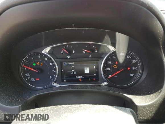 2018 GMC Terrain Denali with VIN 3GKALXEX9JL141040, listed as a Copart auction lot 58927465 with 58,487 mi miles and Salvage title. Bid and sale history available at DreamBid. Image 9.