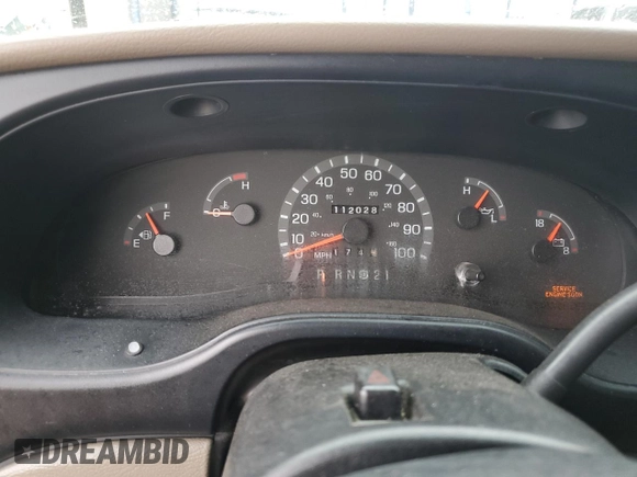 2000 Ford Econoline Cargo Recreational with VIN 1FDRE14LXYHA39870, listed as a Copart auction lot 41824065 with 112,028 mi miles and Salvage title. Bid and sale history available at DreamBid. Image 9.