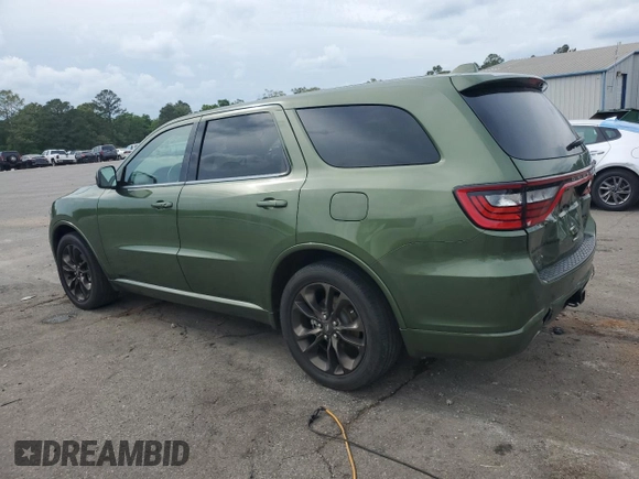 2020 Dodge Durango GT with VIN 1C4RDHDG5LC381204, listed as a Copart auction lot 54610185 with 101,704 mi miles and Salvage title. Bid and sale history available at DreamBid. Image 2.